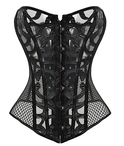 Hollow Out Corsages Overbust Slimming Corset ONY-621