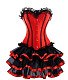 Court Sexy Lingerie Bodice Corset Dress ONY-632