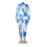 Chic Long Sleeve Cut Out Blazer Pencil Pants Matching Sets NY-2568