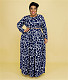 Bandage Crop Tops Loose Long Skirts Plus Size Set OSS-22457