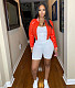 Moto & Biker PU Faux Leather Cropped Jackets AIL-226