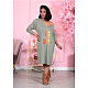 V Neck Long Sleeve Loose T Shirt Casual Dresses CN-0083Q1