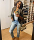 Notched Camouflage Print Autumn Long Sleeve Jackets ZAND-31252