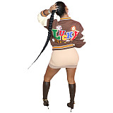 Casual Threaded Baseball Jersey Jacket YNS-1810