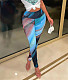 High Waist Printed Skinny Yoga Fitness Pencil Pants BN-9338