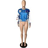 Casual Threaded Baseball Jersey Jacket YNS-1810