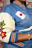 Casual Threaded Baseball Jersey Jacket YNS-1810