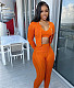 Solid Color Hand Knit Sweater Cardigan Three Piece Set TR-1223