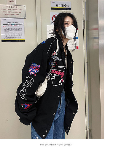 Winter Clothes Vintage Women Bomber Jacket RS-F04