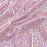 Fairy Crop Top Mini Skirt Glitter Pink Two Piece Set RS-SF980