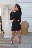 Elegant Back Cut Out Lace Up Blazer Dresses BS-1320