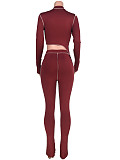 XS Bright Line Decoration Skinny Two Piece Pants Set MDF-5155