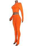XS Bright Line Decoration Skinny Two Piece Pants Set MDF-5155