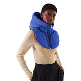 Versatile Clothing Padded Jacket Hooded Fake Collar Vest ZS-0512