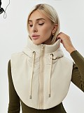 Versatile Clothing Padded Jacket Hooded Fake Collar Vest ZS-0512