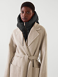 Versatile Clothing Padded Jacket Hooded Fake Collar Vest ZS-0512