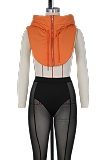 Versatile Clothing Padded Jacket Hooded Fake Collar Vest ZS-0512