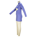 Cut Out High Waist Turtleneck Bodycon Mini Dresses JLY-19463