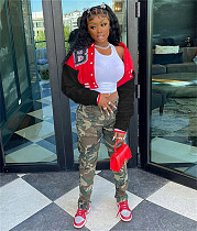 Fall Patchwork Baseball Varsity Bomber Jacket WSY-5953