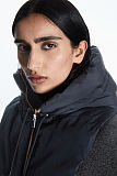 Versatile Clothing Padded Jacket Hooded Fake Collar Vest ZS-0512