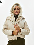 Versatile Clothing Padded Jacket Hooded Fake Collar Vest ZS-0512