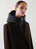 Versatile Clothing Padded Jacket Hooded Fake Collar Vest ZS-0512