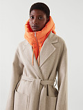 Versatile Clothing Padded Jacket Hooded Fake Collar Vest ZS-0512