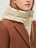 Versatile Clothing Padded Jacket Hooded Fake Collar Vest ZS-0512