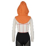 Versatile Clothing Padded Jacket Hooded Fake Collar Vest ZS-0512
