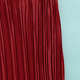 Pleated Loose Blouse Crop Top Wide Leg Pants Outfits NY-9043