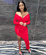 Sexy Off Shoulder Long Sleeve Ruched Party Dress YNS-1863