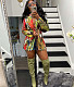 Elegant All Over Print Long Sleeve Blazer Jackets XMY-9393