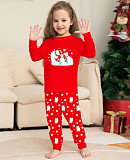 Christmas Print Two Piece Parent-Child Pajamas Suit ZY-22-088