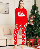 Christmas Print Two Piece Parent-Child Pajamas Suit ZY-22-088