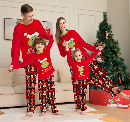 Family Christmas Matching Parent-child Pajama Sets ZY-22-043