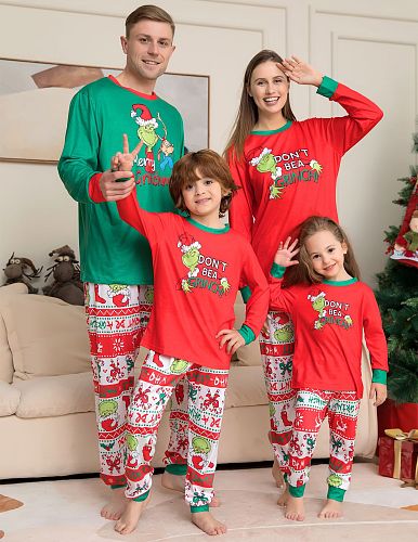 Christmas Loungewear Family Matching Pajamas Set ZY-22-058