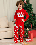 Christmas Print Two Piece Parent-Child Pajamas Suit ZY-22-088