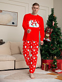 Christmas Print Two Piece Parent-Child Pajamas Suit ZY-22-088