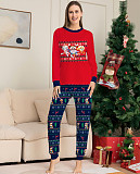 Christmas Pattern Two-Piece Parent-Child Family Suit ZY-22-007