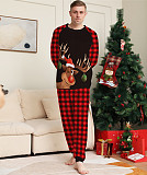 Christmas Pattern Homewear Parent-Child Pajamas Suit ZY-22-078