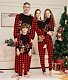 Christmas Pattern Homewear Parent-Child Pajamas Suit ZY-22-078