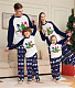 Cartoon Christmas Pattern Two-Piece Parent-Child Suit ZY-22-015