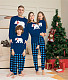 Plaid Holiday Christmas Pjs Family Couple Clothing Set ZY-22-061