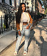 Lamb Wool Patchwork Baseball Uniform Coats ANDI-1410