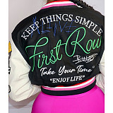 Streetwear Baseball Uniform Winter Bomber Jackets YNS-1866