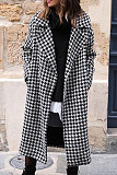 Winter Fashion Plover Case Printing Long Coat MK-3136