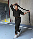 Long Sleeve Pullover Tops and Pants Women Tracksuits YUM-089