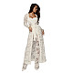 See-through Lace Cardigan Wide Leg Pants 3 Piece Set YF-9225