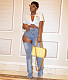 High Waist Removable Cool Girls Denim Pants SH-390430