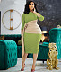 Elegant Lady Solid Color Bandage Bodycon Dresses LS-0386